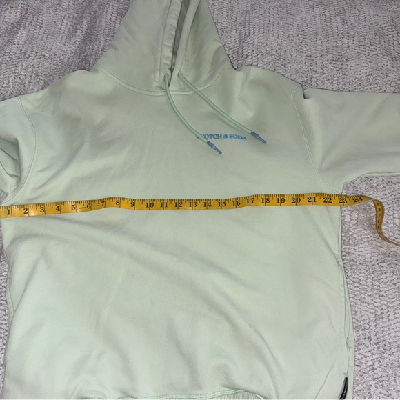 Scotch & Soda unisex mint green hoodie - Picture 8 of 10